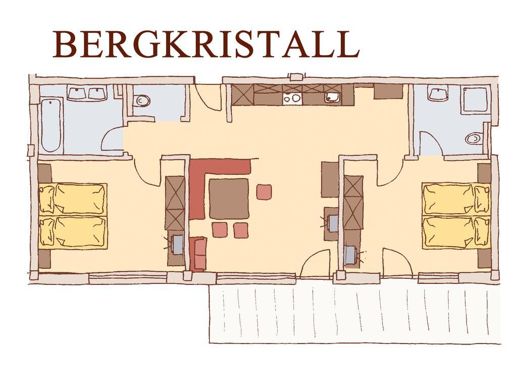 Ferienwohnungen Haus Der Mitte Mayrhofen Ruang foto